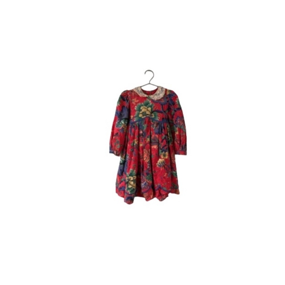 Anne Savoy Multicoloured Floral Dress - Girl’s Size 5T